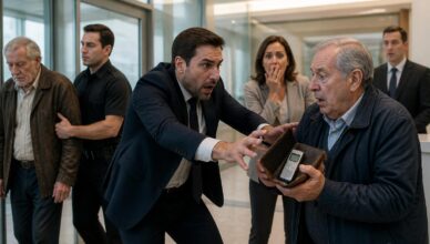 Expulsaron al abuelo del banco y su hijo intentó tapar la verdad: la billetera vieja lo cambió todo