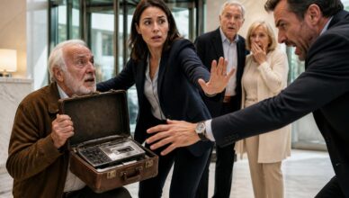 La maleta del abuelo que su hijo quiso ocultar: el audio que lo cambió todo frente a todo el banco
