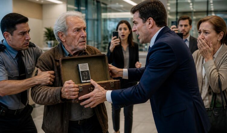 El anciano humillado en el banco: la vieja maleta que reveló la traición de su propio hijo