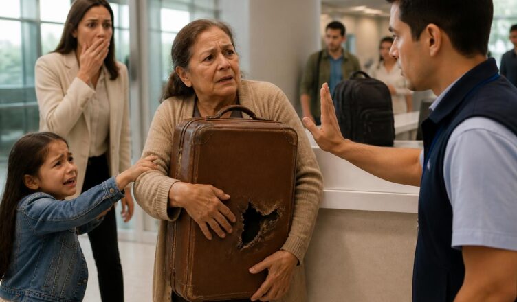 Humillada en la estación: la maleta rota y la carta que nadie quiso leer