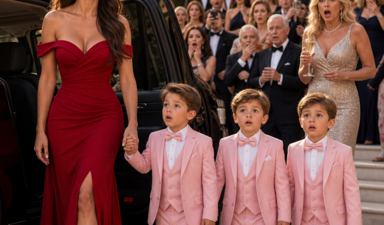 Parte completa: Ho portato i miei tre gemelli di cinque anni al matrimonio del mio ex marito milionario… e nel momento esatto in cui la sua famiglia li ha visti, tutto è cambiato.