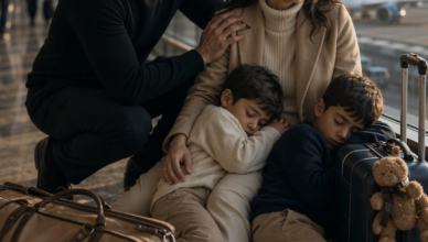Un ritardo in aeroporto mi fece incontrare di nuovo la donna scomparsa sei anni prima… poi vidi i due bambini e scoprii il segreto che mia madre aveva nascosto