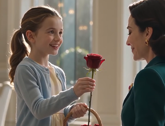 Una bambina le offrì una rosa in hotel. Quando Elena vide l’anello della madre, capì che la sua vita stava per cambiare