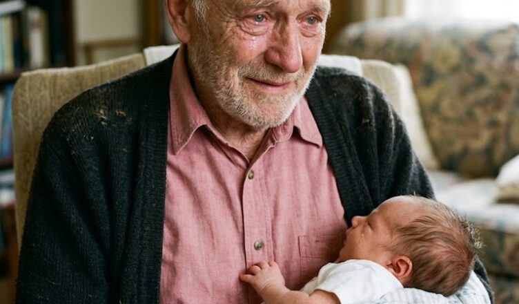 Portai mia figlia appena nata a conoscere l’uomo che mi aveva cresciuta. Appena vide i suoi occhi, mio nonno iniziò a piangere